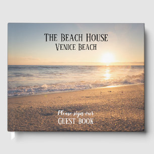 Beach Hotel Vacation House Welcome Guest Book