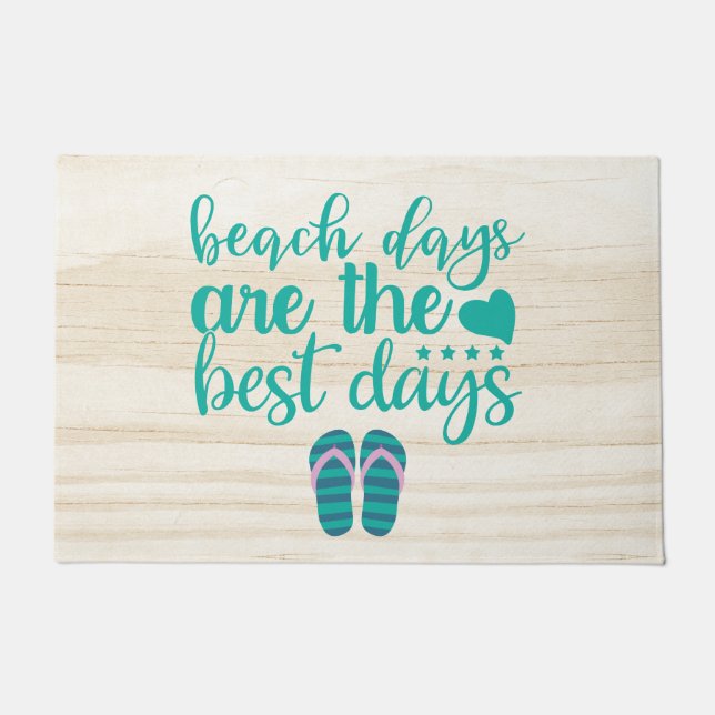 Beach House - Beach Days Are the Best Days Doormat (Front)