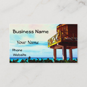 Beach House Business Card
