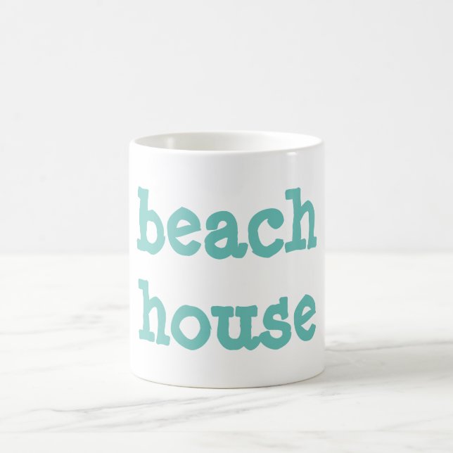 beach house coffee mug (Center)