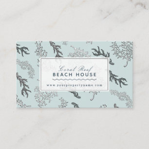 Beach House Cottage B&B Rentals Photo Business Car Card