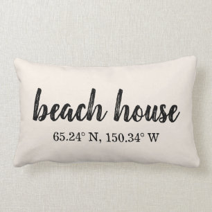 Beach House Custom Coordinates Lumbar Cushion