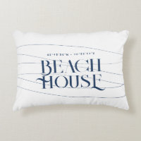 Beach House Custom Coordinates Navy Blue