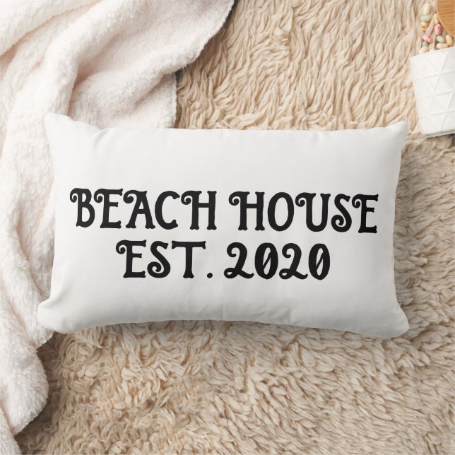BEACH HOUSE CUSTOM LUMBAR PILLOW PILLOWS (Blanket)