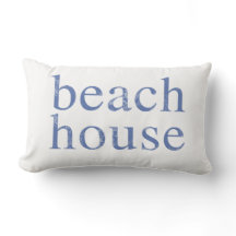 Beach House Distressed Pillow