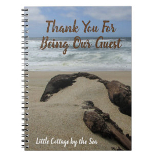 Beach House Guest Book Driftwood & Surf Coastal