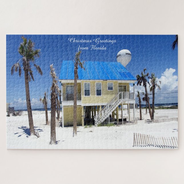 Beach House in Florida Jigsaw Puzzle (Horizontal)