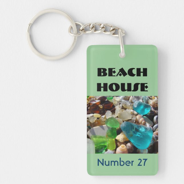 Beach House keys keychains Rental Vacation Homes (Front)