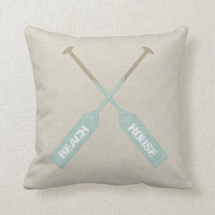 Beach House Oars Pillow