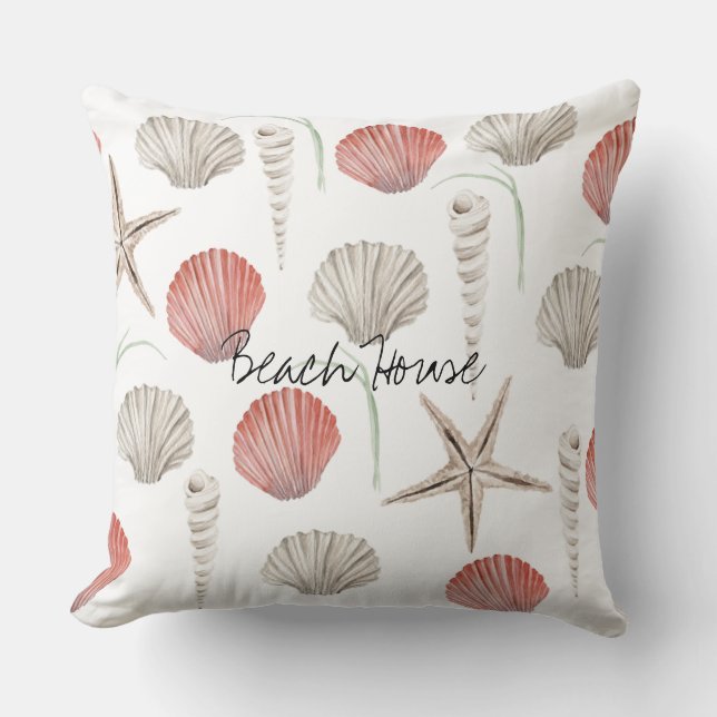 Beach House Pillow (Front)