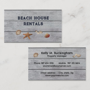 Beach House Rentals Business Card