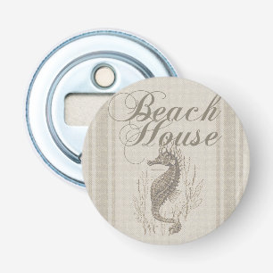 Beach House Seahorse Seashore Bottle Opener