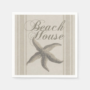 Beach House Starfish Seashore Napkin
