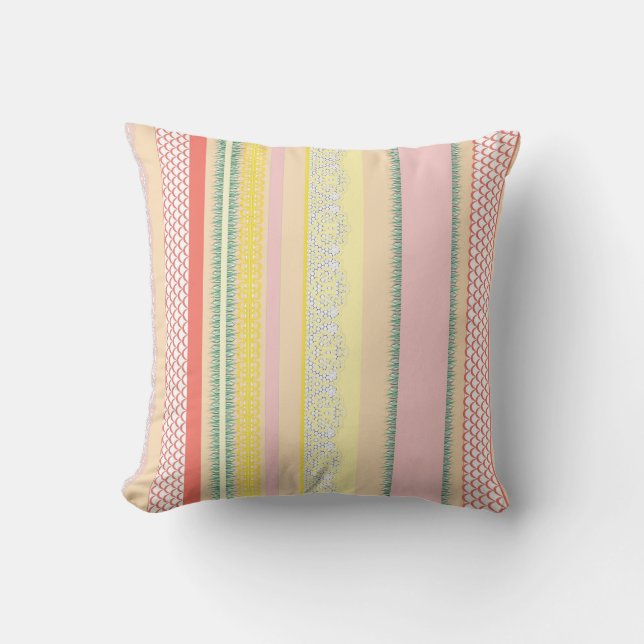 Beach House Sunny Afternoon Cushion (Front)