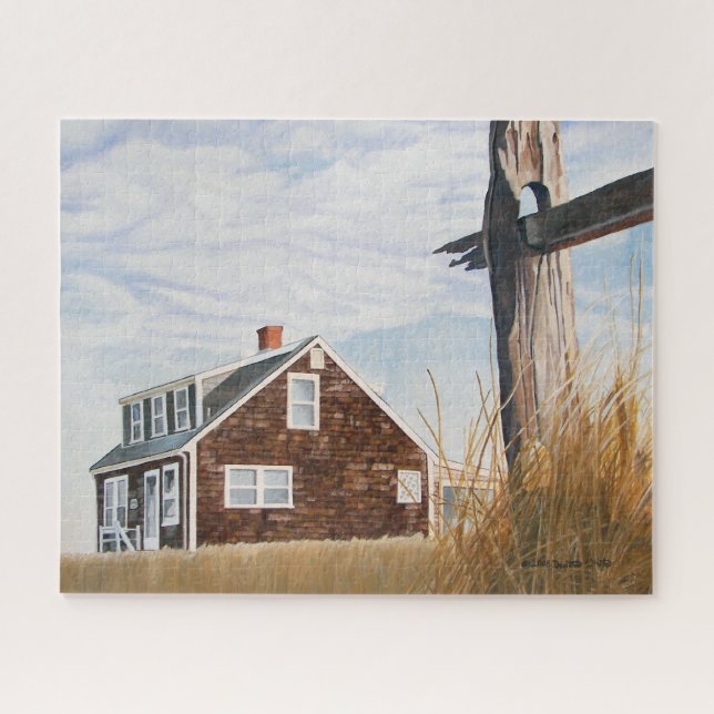 Beach House Sunrise Jigsaw Puzzle (Horizontal)