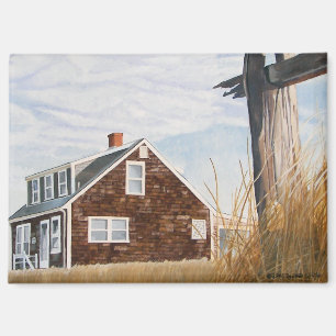 Beach House Sunrise Magnet