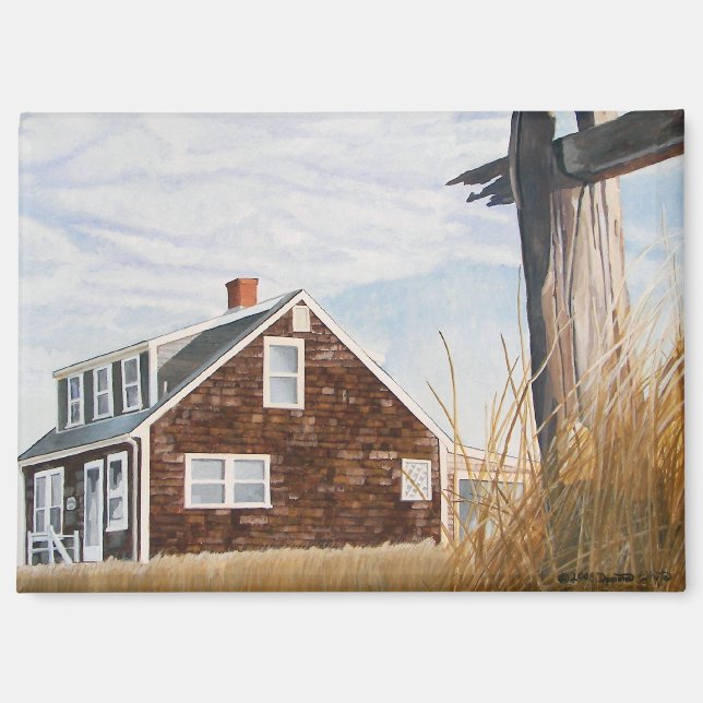 Beach House Sunrise Magnet (Front)