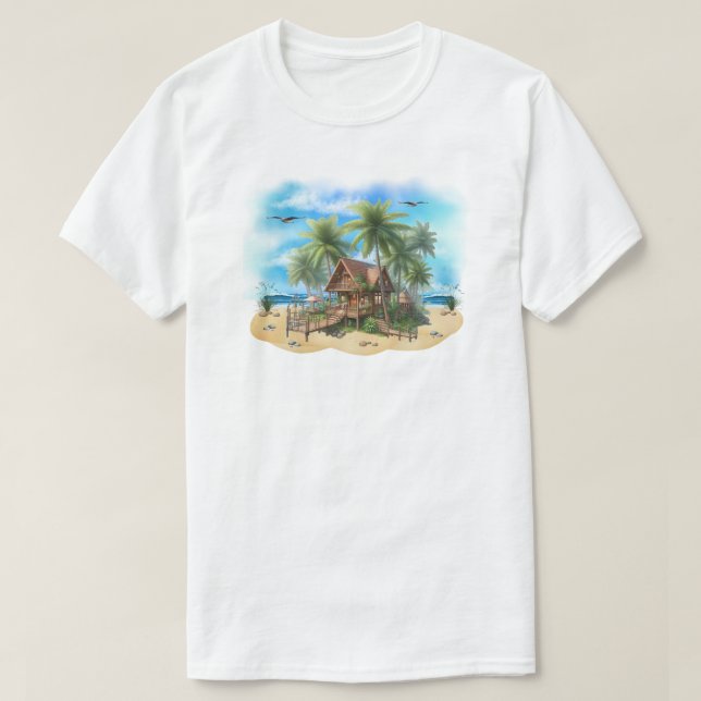 Beach House T-Shirt (Design Front)