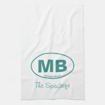 Beach House Two Letter Oval Fir Cottage Script