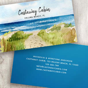 Beach House Vacation Rental Business Card