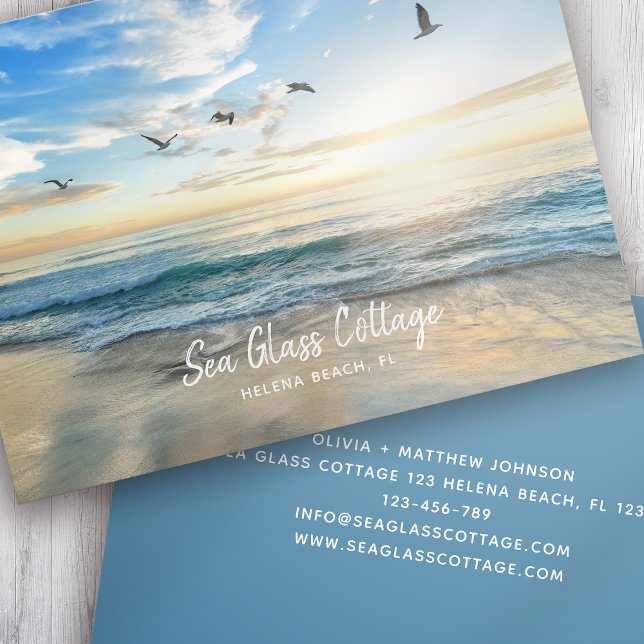 Beach House Vacation Rental Business Card (Creator Uploaded)