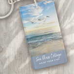 Beach House Vacation Rental Key Ring<br><div class="desc">From our bestselling beach house collection</div>