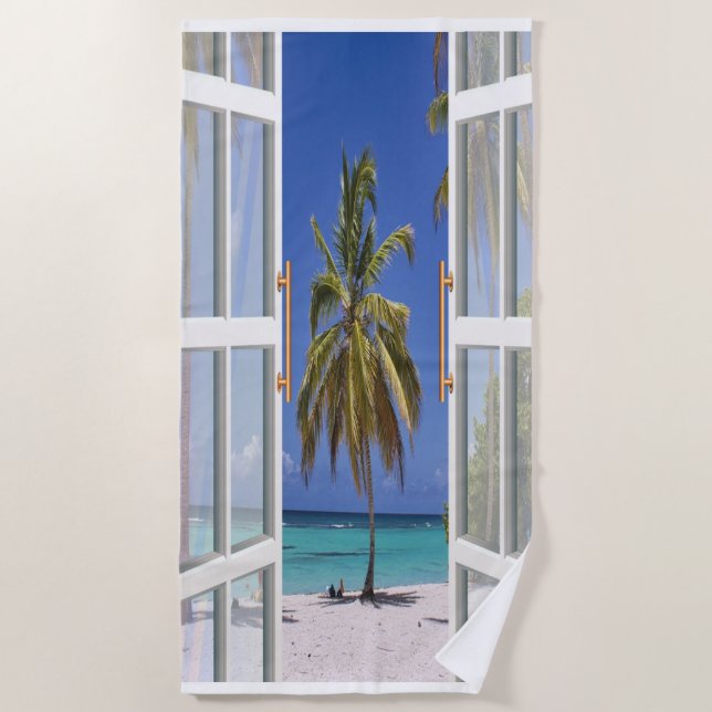  Beach House Vacation Towel (Front)