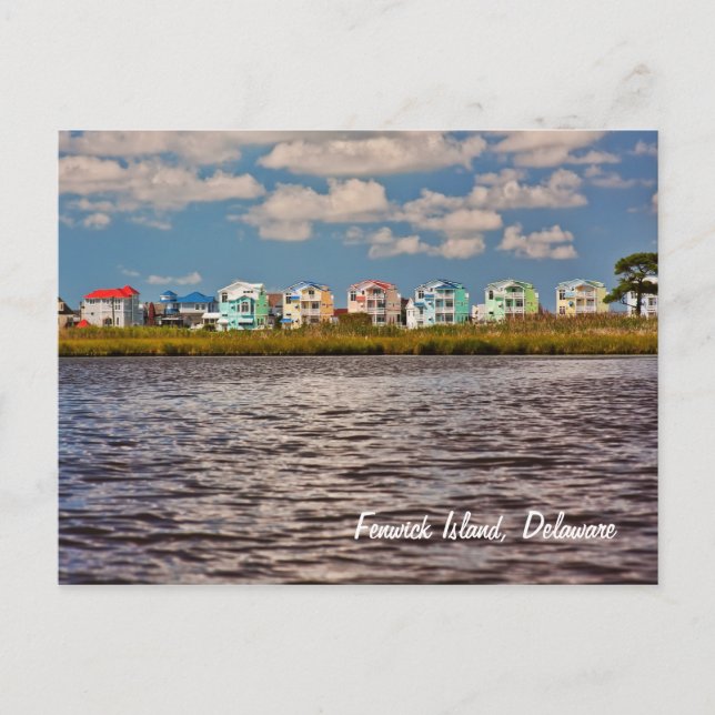 Beach Houses Postcard (Front)