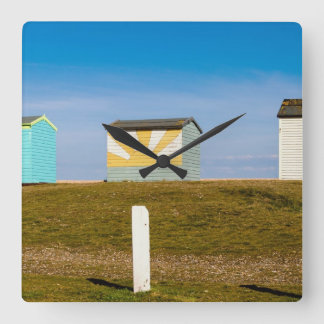 Beach hut clock