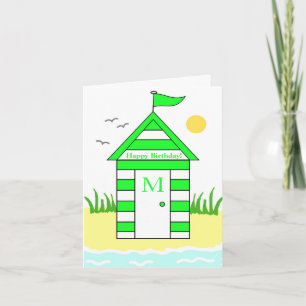 Beach Hut Green Card