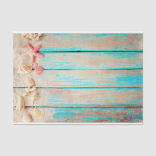 Beach Hut Shells Starfish Tissue Paper