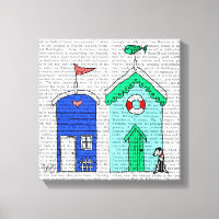 Beach Huts 2 Illustration