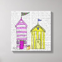 Beach Huts 3 Illustration