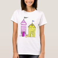 Beach Huts 3 Illustration