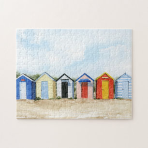 Beach Huts I Jigsaw Puzzle
