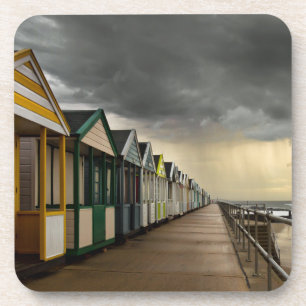 Beach Huts In A Summer Storm Southwold Coaster