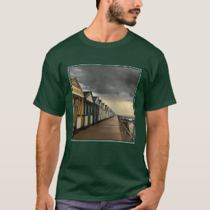 Beach Huts In A Summer Storm Southwold T-Shirt