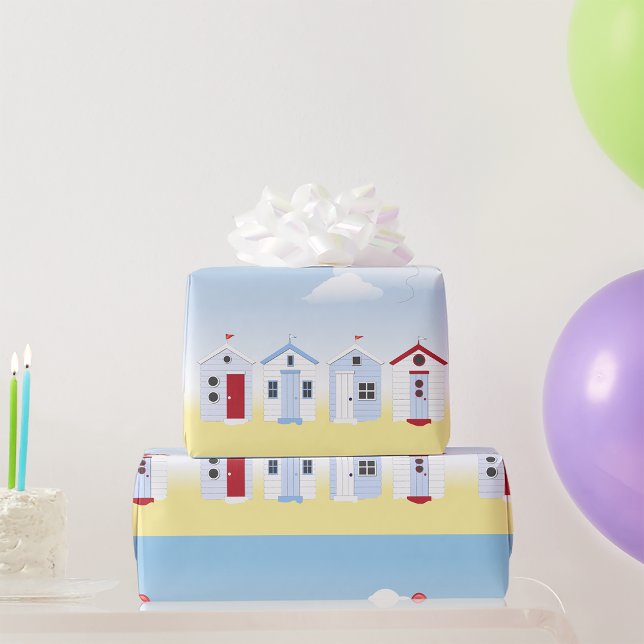 Beach Huts Wrapping Paper (Creator Uploaded)