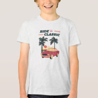 Beach Illustration Retro Classic Car