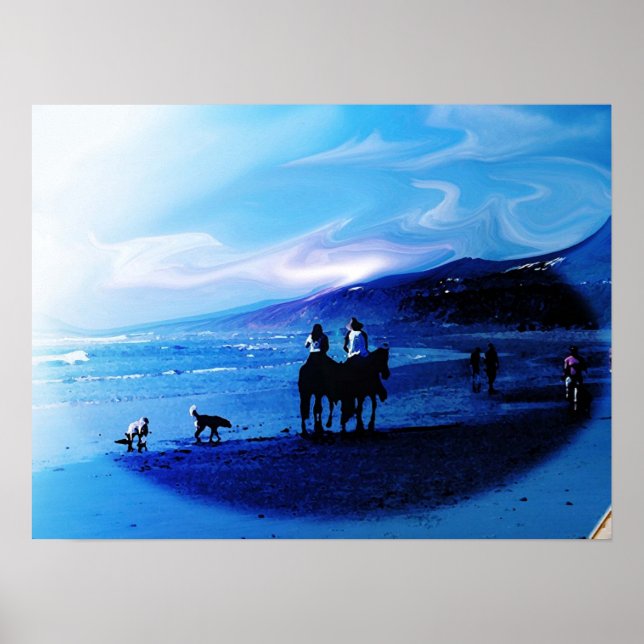Beach in Baja Mexico Poster (Front)