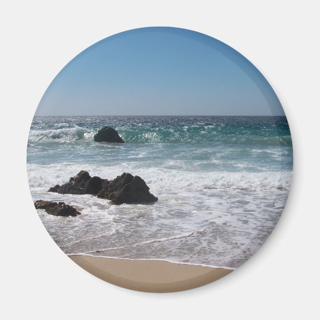 Beach in Carmel, Ca. Magnet (Front)