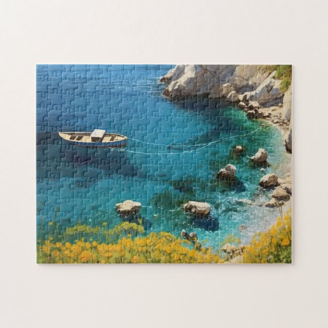 Beach in Greece  Jigsaw Puzzle (Horizontal)