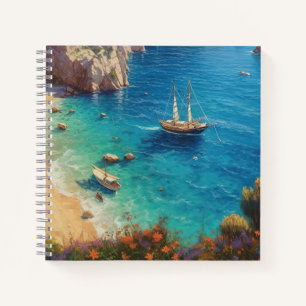 Beach in Greece  Notebook