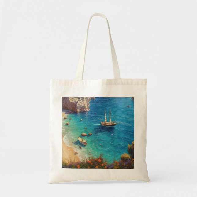 Beach in Greece  Tote Bag (Front)