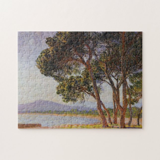 Beach in Juan-les-Pins Monet Fine Art Jigsaw Puzzle (Horizontal)