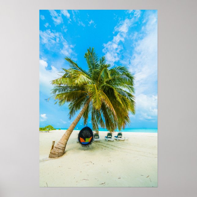Beach in Maldives poster 2 (Front)