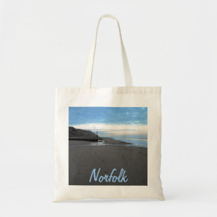 Beach in Mundesley, Norfolk by Alexandra Cook Tote Bag