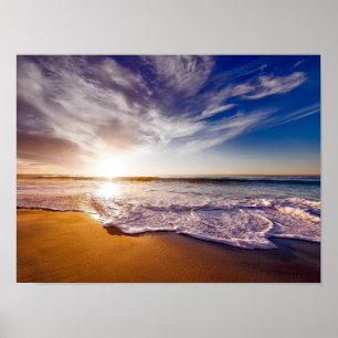 beach in poster