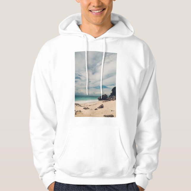 Beach In Tulum, Mexico Hoodie (Front)