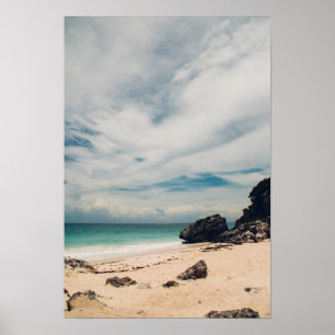 Beach In Tulum, Mexico Poster